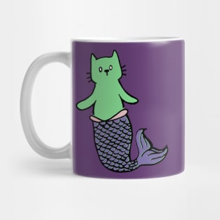 Mermaid Cat Mer Cat Catfish Mug